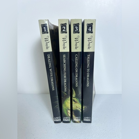 Enchanted Forest Chronicles Set Book 1,2,3,4 by Patricia C. Wrede Dragons PB - Picture 3 of 8